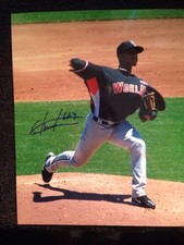 Fautino de los Santos Signed Autographed 8X10 Baseball Photo Single Auto Picture