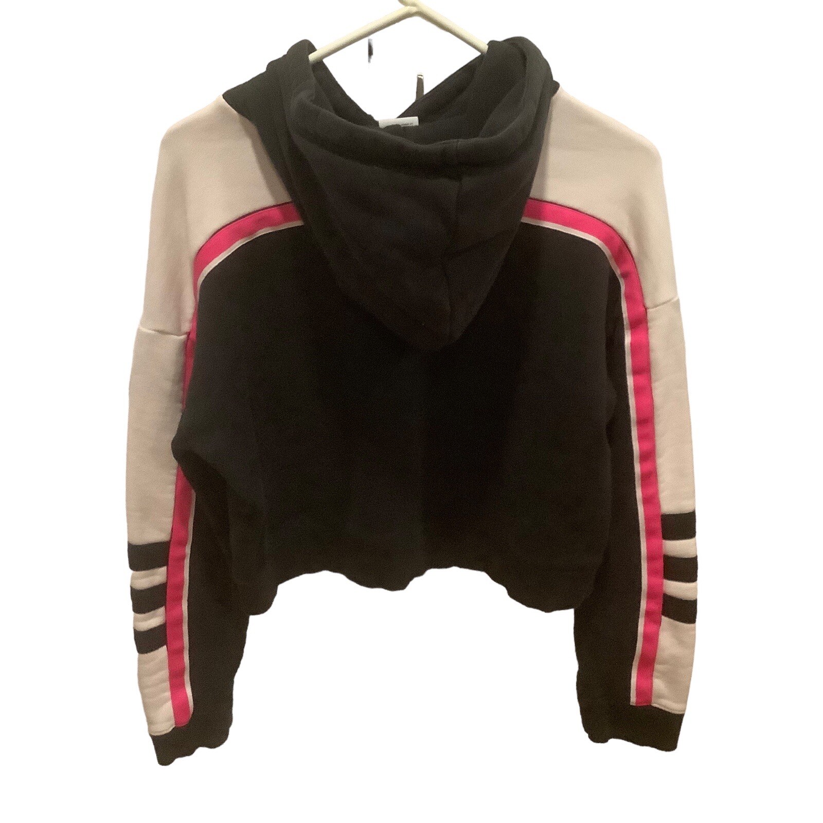 Adidas Originals Women’s Trefoil Racing Hoodie Cropped Retro Track Size S  thumbnail 10