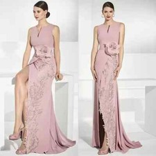 Elegant Mother Of The Bride Dresses Side Applique Mermaid Prom Evening Dress