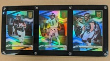 PHILADELPHIA EAGLES 3 CARD PLAQUE MILES SANDERS CARSON WENTZ JASON KELCE