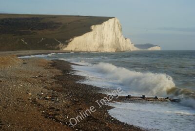 Foto 6x4 Wellenbewegung in Cuckmere Haven (2) Exceat A Welle bricht auf der B c2010