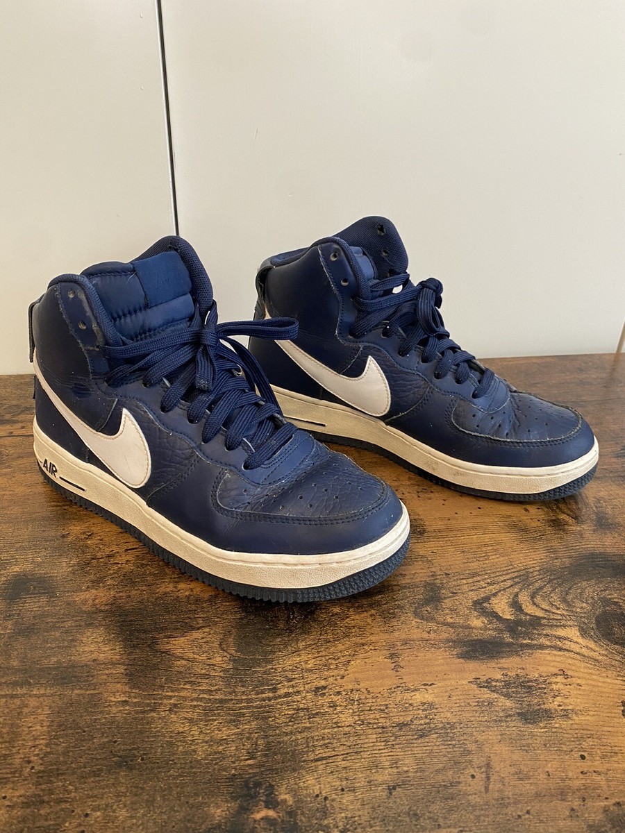 Nike Air Force Men's Shoes Sz High Statement Game NBA Blue