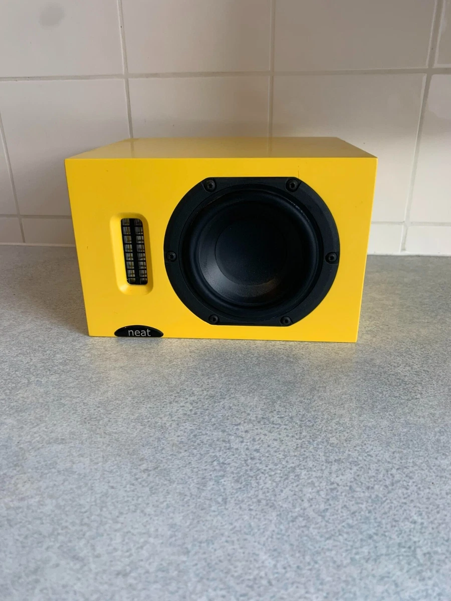 Yellow bookshelf best sale speakers