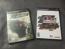 PLAY STATION 2 GAMES NEED FOR SPEED PRO STREET & MOTO GP 07.