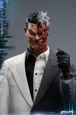 MTOYS MS013 1/6 heroes Two Face Double Head 12in Male Action
