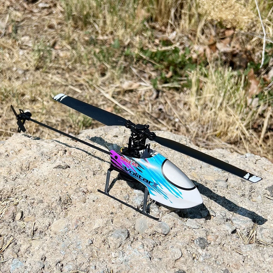 Rage RC Helicopter Volitar X Micro Heli w Stability System & Stunt Mode RTF Blue - Image 2 of 4