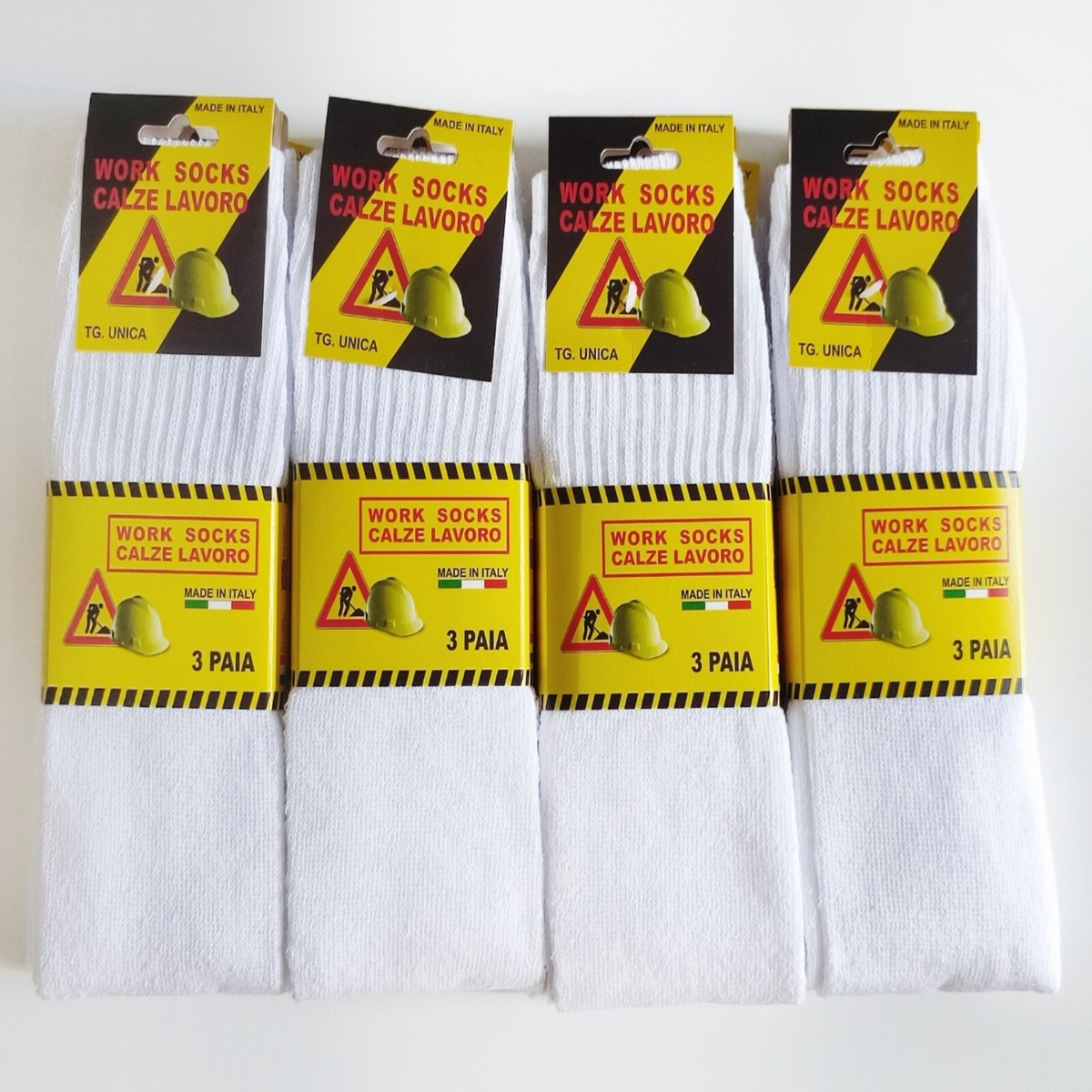 Socksmad Calzini da lavoro da uomo, confezione da 12, calzini