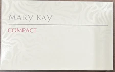 MARY KAY empty refillable COMPACT with mirror # 4904 NEW Open  box pink gold
