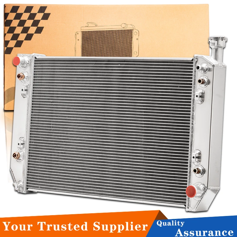 3 Rows Aluminum Radiator For 1994-1998 95 Chevy P30 GMC P3500 5.7L V8 - Image 2 of 4