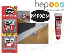 Nippon Ant Killer Bait Station Liquid Nest Trap Stop Ants Colony Pre Baited Tube