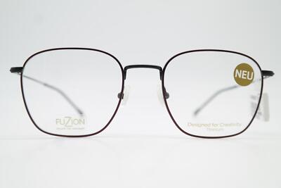 Brille FUZION FULM05 RB Titanium Kupfer Schwarz Oval Brillengestell Neu