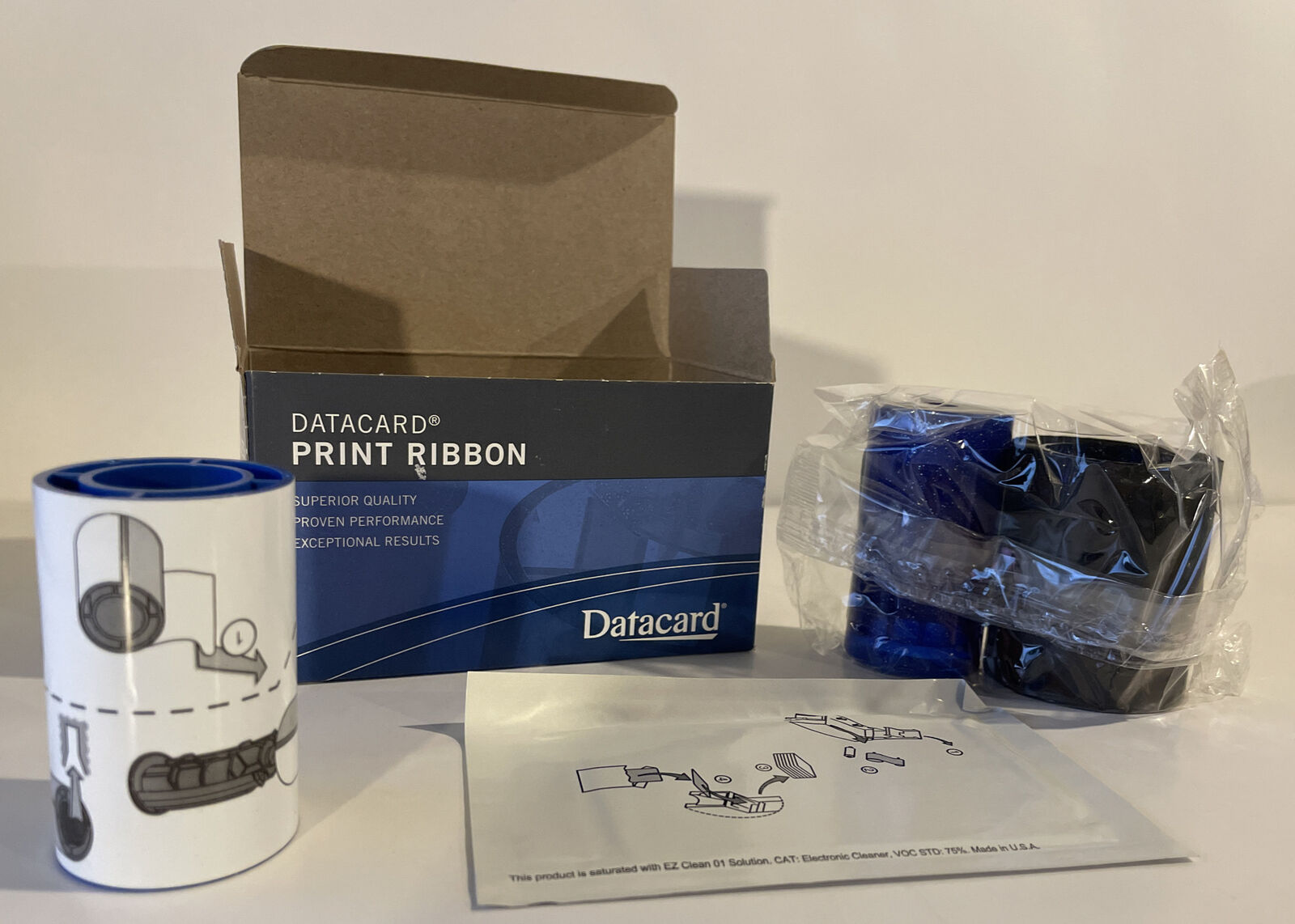 NEW Datacard 533000-053 Black Monochrome Ribbon Kit Up to 1500 Prints