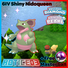 6IV Shiny Nidoqueen Pokemon Brilliant Diamond Shining Pearl