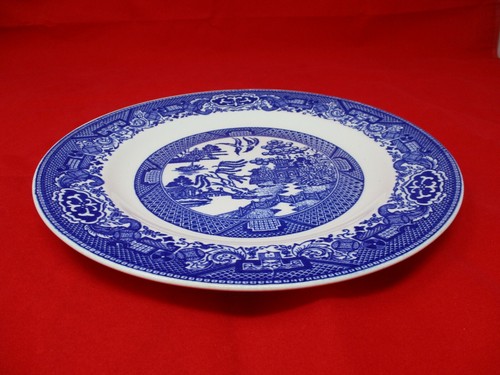 Piatto da portata vintage 9" Willow Ware di Royal China Co. - Foto 5 di 5