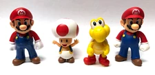 MARIO TOAD RED KOOPA jakks pacific action figure 2.5" 3 super brothers