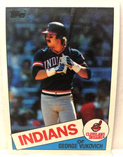 Indians George Vukovich #212 MLB Vintage Baseball Card Ships Free/Mint Condition