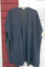 LOFT Gray Shawl Type Open Cardigan Size XS/S EUC