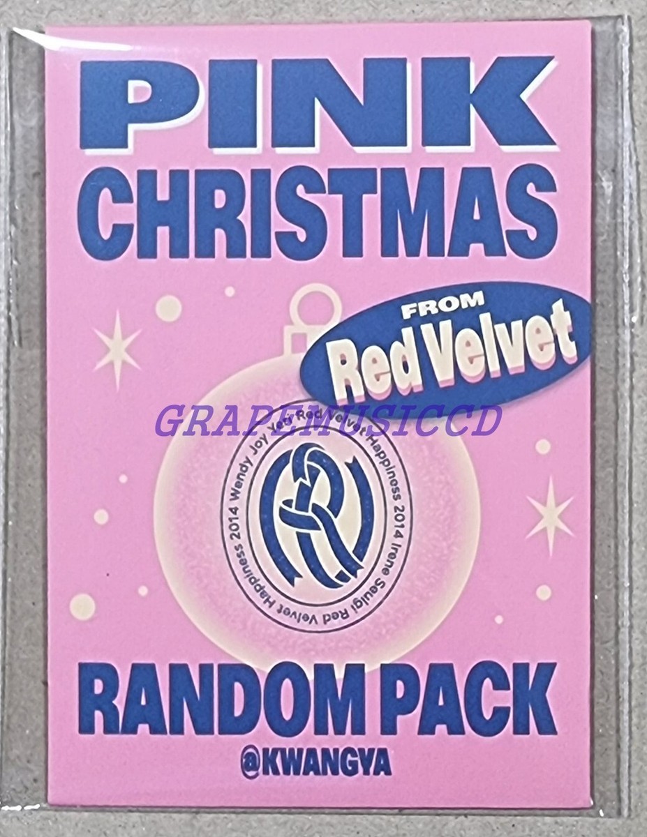 RED VELVET 2022 PINK CHRISTMAS SMTOWN OFFICIAL MD PHOTO CARD