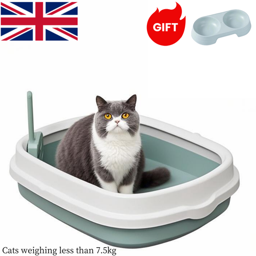 Extra Large Open Cat Litter Tray High Sided Deep Jumbo Rim Pan Box Loo Toilet UK - Picture 16 of 23