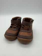 Surprize by Stride Rite Brown Green Boys Infant Boots Size 3 Months