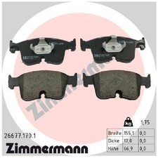 Zimmermann Bremsbelagsatz Bremsklötze vorne 5WA698151T 5WA698151AJ 24752029