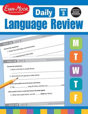 Evan-Moor Daily Language Review, Grade 3, Activities, Homeschooling and Clas...