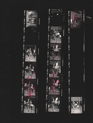 Original Contact Photo Sheet & Negatives Vanilla Ice 1990