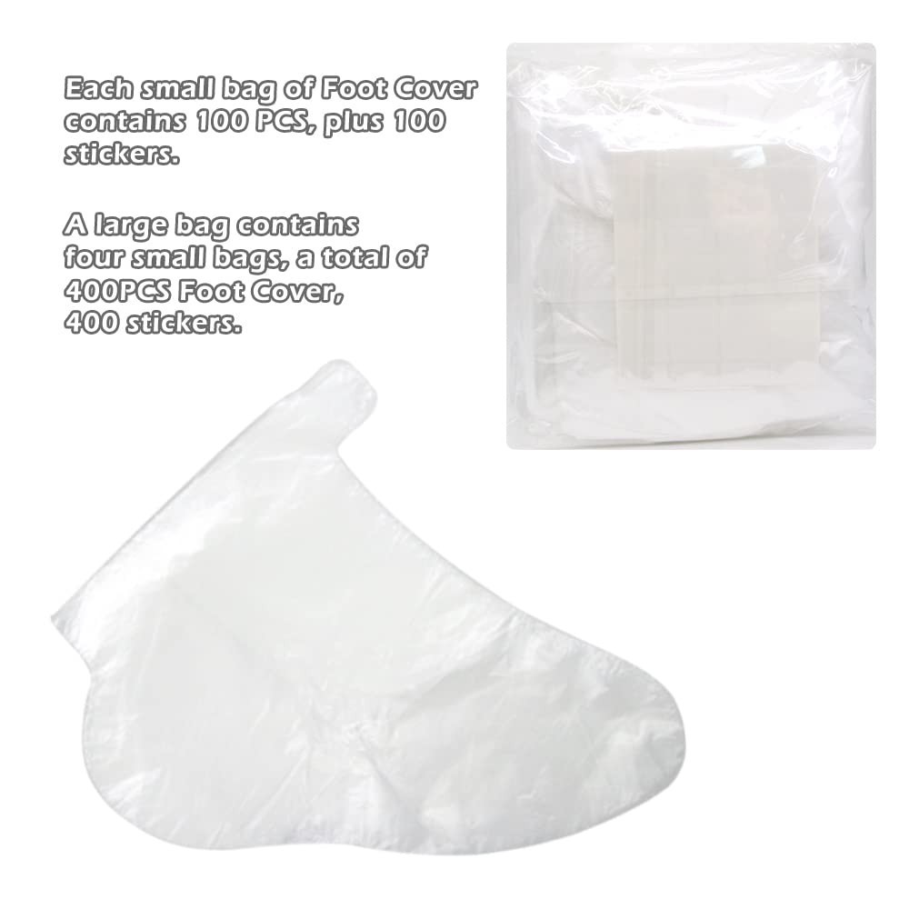 400PCS Paraffin Bath Liners for Foot, Disposable Foot 400PCS-Foot Cover 