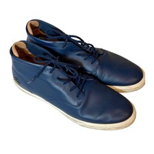 Lacoste Espere Chukka 317 1 Botines Tenis Hombre 13 Azul Cuero Con Cordones