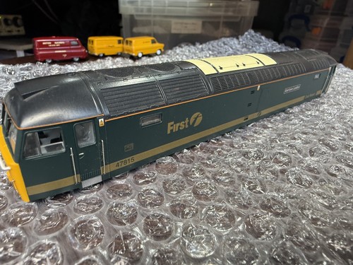HELJAN OO 4670 FIRST GREAT WESTERN CLASS 47 47815 'ABERTAWE LANDORE' BODY SHELL  | Zustand: For parts or not working