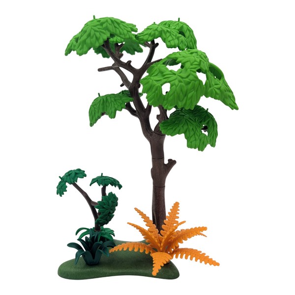 Playmobil suelo verde árbol plantas bosque medieval