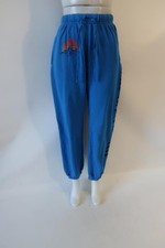 NWOT Womens Aviator Nation Blue Graphic Logo Sweatpants M