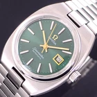 VINTAGE OMEGA SEAMASTER AUTOMATIC EMERALD DIAL DATE DRESS WOMEN'S WATCH