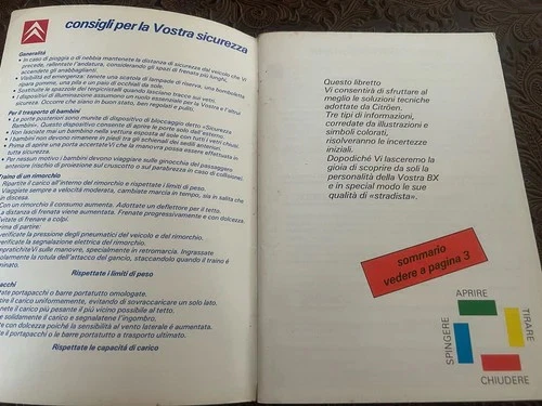 🔴 CITROEN BX 11-14-16 Libretto auto uso e manutenzione ORIGINALE vintage - Immagine 3 di 4