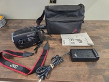 JVC GR-AX650U VHS-C Camcorder Camera Charger Bag For Parts Or Repair 