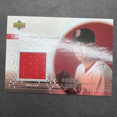 Derek Lowe 2002 Upper Deck Peoples Choice Game Jersey Card# PJ-DL