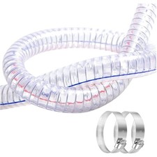 Manguera de alambre de acero ID duradera de 2" - PVC flexible de 3 pies para alta presión y drenaje