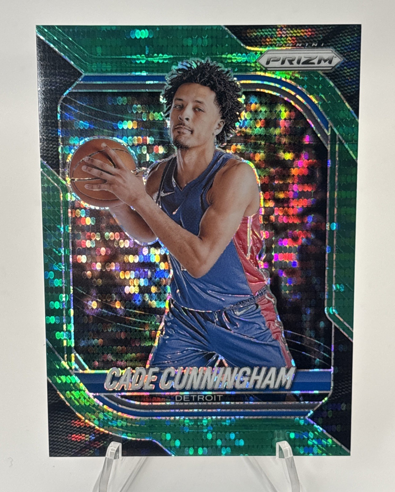 2025-26 Panini Prizm Cade Cunningham Green Pulsar Prizm /25 #2 Pistons