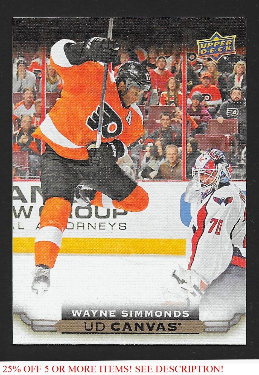 2015-16 Upper Deck Canvas #C66 Wayne Simmonds Philadelphia Flyers