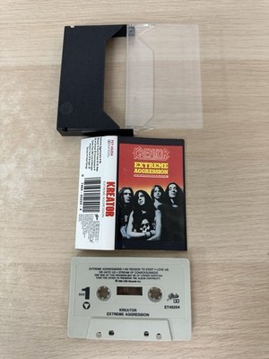 Kreator - Extreme Aggression - Original 1989 USA Cassette Tape - Epic CBS 45254