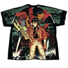 Vintage Akira AOP All Over Print 80s Anime RARE Single Stitch XL T-Shirt REPRINT