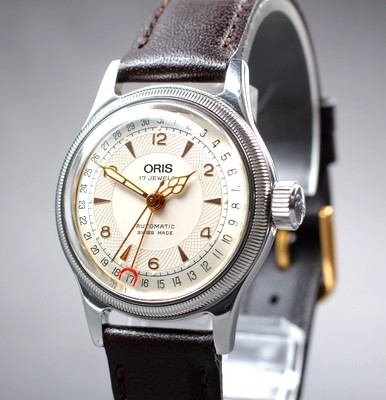 [Near MINT] ORIS Big Crown Pointer Date 7400 Cream Dial Automatic Men's Watch