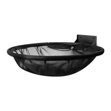 Wall Mounted Cat Hammock Perch Foldable Indoor Metal Frame Shelf - Black