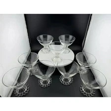 Anchor Hocking Boopie Pattern Glassware - Set of 8