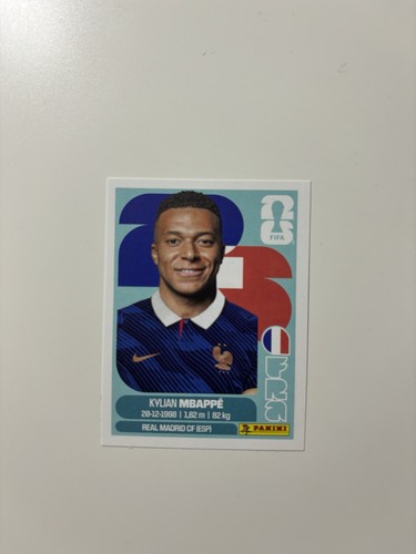 MBAPPE FIFA 2026 World Cup Sticker Panini Collect Your Set