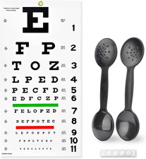 Eye Chart,Eye Exam Chart,Snellen Eye Chart,Snellen Eye Exam Kit Standard 20 Feet