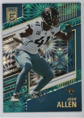 2022 Panini Donruss Elite Teal 8/25 Josh Hines-Allen Josh Allen #80 1q2k