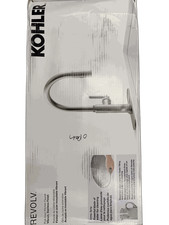 KOHLER Revolv Single Handle Pull Down Sprayer Kitchen Faucet w/ Stainless Finish