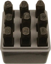 CH Hanson 25621 - Stamp Set-1/4" Reversed Number 9Pcs.