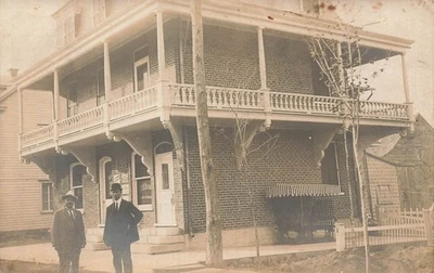 Marie, Beauce, Quebec J.A.Bilodeau Ny Leben Ins Agent Ladenfront Herren ~ 1911 - Bild 1 von 2